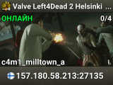 Valve Left4Dead 2 Helsinki Server (srcds1007-hel-hetz.380.121)
