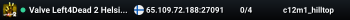 Valve Left4Dead 2 Helsinki Server (srcds1008-hel-hetz.380.77)