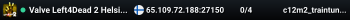 Valve Left4Dead 2 Helsinki Server (srcds1008-hel-hetz.380.136)