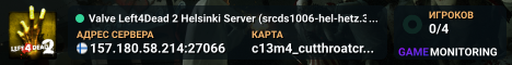 Valve Left4Dead 2 Helsinki Server (srcds1006-hel-hetz.380.52)