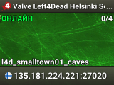 Valve Left4Dead Helsinki Server (srcds1009-hel-hetz.380.6)