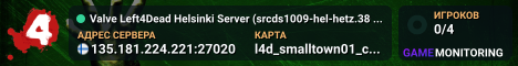 Valve Left4Dead Helsinki Server (srcds1009-hel-hetz.380.6)