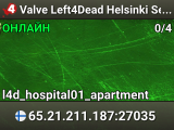Valve Left4Dead Helsinki Server (srcds1010-hel-hetz.380.21)