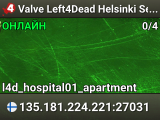 Valve Left4Dead Helsinki Server (srcds1009-hel-hetz.380.17)