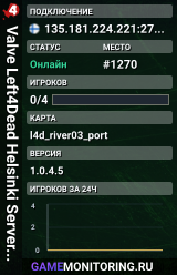 Valve Left4Dead Helsinki Server (srcds1009-hel-hetz.380.13)
