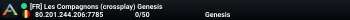 [FR] Les Compagnons (crossplay) Genesis