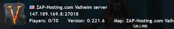 ZAP-Hosting.com Valheim server