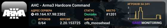 AHC - Arma3 Hardcore Command