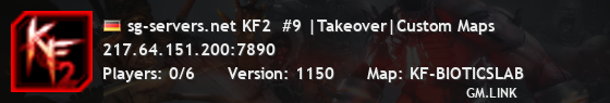 sg-servers.net KF2  #9 |Takeover|Custom Maps