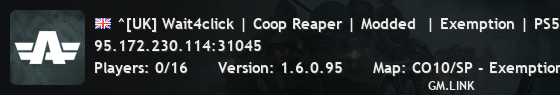 ^[UK] Wait4click | Coop Reaper | Modded  | Exemption | PS5 | XBOX | PC | Part2