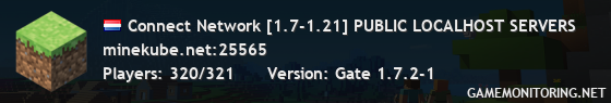 Connect Network [1.7-1.21] PUBLIC LOCALHOST SERVERS