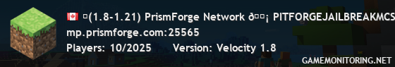 ✪(1.8-1.21) PrismForge Network 🗡 PITFORGEJAILBREAKMCSKYREALMS MOREand //