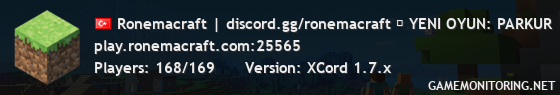 Ronemacraft | discord.gg/ronemacraft ◆ YENI OYUN: PARKUR | 1.8.9-1.20.5 ◆