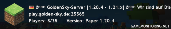 𐞅 GoldenSky-Server [1.20.4 - 1.21.x] 𐞅 Wir sind auf Discord, du auch schon? /discord
