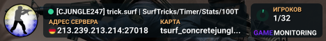 [CJUNGLE247] trick.surf | SurfTricks/Timer/Stats/100T
